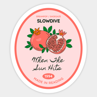 Slowdive - Fruity Graphics Sticker